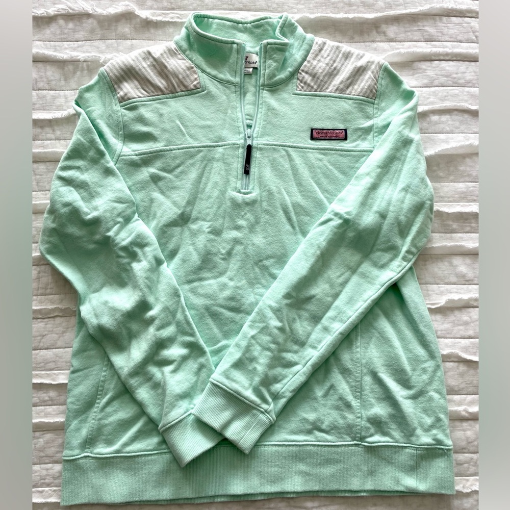 Vineyard Vines pastel green shep shirt